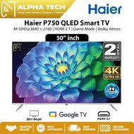 Haier 50'' P750 Series QLED Smart TV H50P750UX - 4K UHD | HDMI 2.1 | Game Mode | Dolby Atmos | 2 Yea