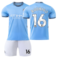 ⭐️⭐️⭐️⭐️⭐️2425 Manchester City home football jersey number 9 Haaland 47 Foden 19 Alvarez 17 De Bruyn