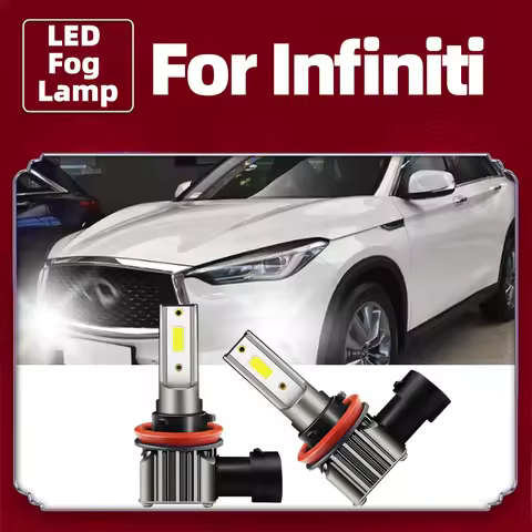 2x LED Fog Light Bulb 15000LM Lamps H8 H11 For Infiniti FX35 FX37 FX45 FX50 M35 M35H M37 M45 M56 QX5