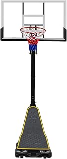 Basketball Stand Portable Basketball Hoop, 245-305CM/8-10ft Adjustable Height Outdoor Basketball Sta