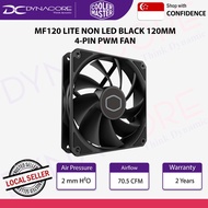 Cooler Master MF120 Lite NON LED BLACK 120MM 4-PIN PWM Case Fan