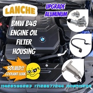 LANCHE B48 Coolant Leak Fix Set BMW F30 B48 320 330 Upgrade Aluminum Oil Filter Housing 11428596283 