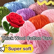 Thick Crochet Yarn Ball Chunky Yarn Chenille Yarn Scarf Towel Hand Knitting Craft Cotton Woven Cheni