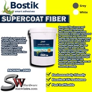 BOSTIK SUPERCOAT FIBER ACRYLIC WATERPROOFING MEMBRANE #WHITE/GREY (20KG)