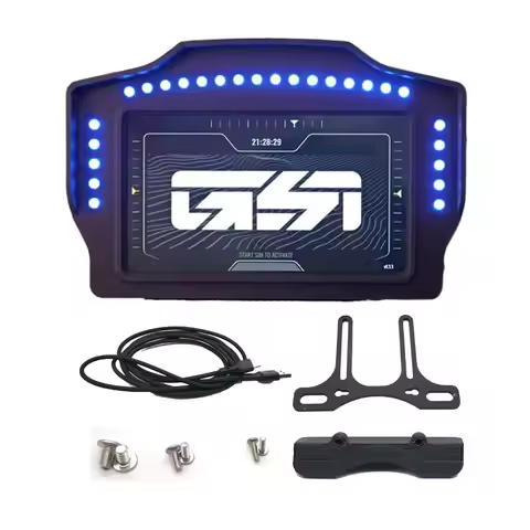 USB Simracing Games 7 inch Dashboard Multi-functional Instrument Speed Display for PC MOZA Simagic F