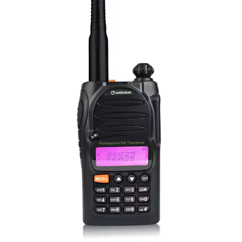 66-88MHz Transmit and Receive Outdoor IP55 Waterproof Hunting Walkie Talkie 5W 128 channels FM VOX T