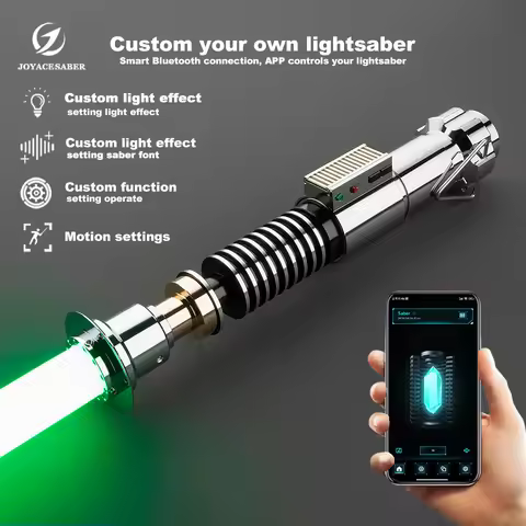 Pixel Lightsaber Luke Skywalker Xenopixel Light Saber Jedi Neopixel Metal Handle Laser Sword Cosplay