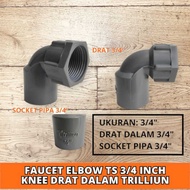 FAUCET KNEE TRILLION BASIC TS D 1/2X1/2 AND 3/4X34