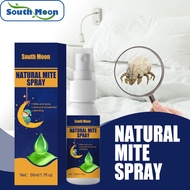 South Moon Deodorant Spray Gently Remove Dust Mites, Body Safety Clothing, Mites Treatment Spray, Mites Spray, Demodex Spray Harmless Gentle Eco-friendly Prevent Regeneration Mite Removal（50ml）