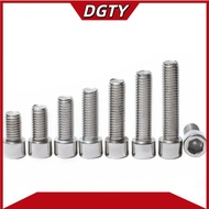 201 Stainless Steel Smooth Hexagon Socket Screw Cup Head Screw M2/M2.5/M3/M4/M5/M6 < DTY2 >
