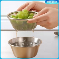[Ahagexa] Dryer Basket Set Storage Basket Kits Handheld Easy Clean Fruit Washer Dryer Salad Maker Bowl for Accessories Shop Foods Chef