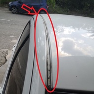 [ORIGINAL] TOYOTA VIOS NCP93 ROOF MOULDING RUBBER GETAH BUMBUNG 75551-0D090 75552-0D060