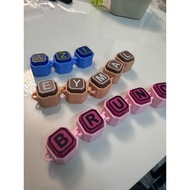 Fidget Clicky Name Keychain - Flexy