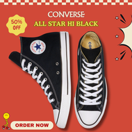 รองเท้าผ้าใบ Converse all star high black รองเท้าผ้าใบคอนเวิร์ส สีดำ หุ้มข้อ ชาย หญิง Unisex