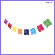 🎄 Mexican Felt Bunting Flags for Fiesta Spring Party Decoration Colorful Multi