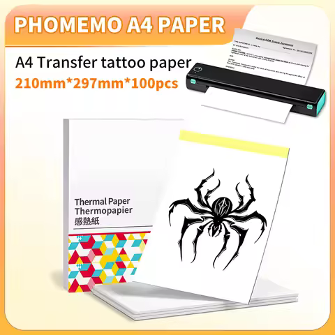 Phomemo Thermal Printer Paper 8.5 x 11 Inch, Advanced Thermal Printing, Thermal Paper Compatible wit