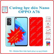 Toughened flexible phone screen protector for OPPO A76