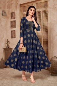 Georgette Anarkali Gown