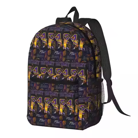 Basketball Kobe Bryant Backpack Daypack Large Capacity Kids BookBag School Bag Shoulder Bags for Men