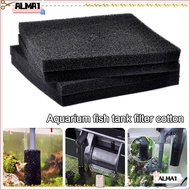 ALMA Black Filtration Foam, Long Use Time Multi Sizes Aquarium Fish Tank Biochemical Filter, Thicken