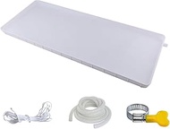 Condensate Drain Pans, Plastic Drip Pan, Universal Window Air Conditioner Drain Kit with Drain Hole