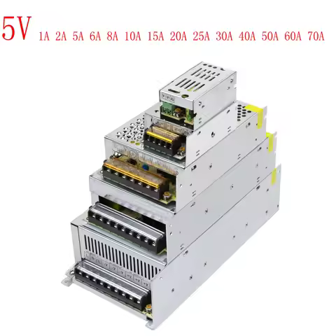 Switching Power Supply DC 5V 2A 5A 10A 20A 30A 40A 60A 70A Light Transformer AC 100-240V Source Adap