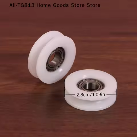 [TG813]1/2Pcs 8*28*9mm U Groove Roller Pulley Plastic 688 Bearing Pulley/Driven Wheel, POM Guide Whe