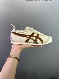 紫鑽🌟誠信商家🌟💜全新Onitsuka Tiger Mexico 66 运动鞋 米白色 棕色皮革 Size 36 x 45