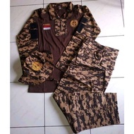 ready SERAGAM PDL PRAMUKA LORENG*BDU* GRATIS TOPI*