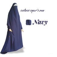 [SALE] French Khimar Abaya overhead onepiece / long french khimar / frenchkhimar long / french khima