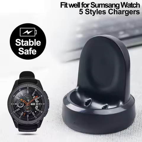 Wireless fast watch Charger Dock Base for Samsung Galaxy Watch 3 Active 2 1 USB Charging Cable for G
