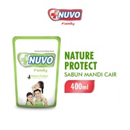 Nuvo Sabun Mandi Cair Nature Protect Pouch 400 ml