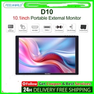 FEELWORLD D10 10.1inch 350cd/m² Portable External Monitor Touch FHD1920x1200 USB-C HDMI-compatible