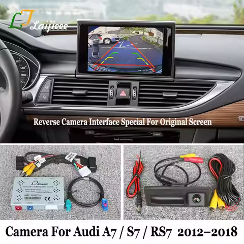 For Audi A7 S7 RS7 4G 2011~2018 Original Screen Plug and Play HD Night Vision Parking Aid Front Rear
