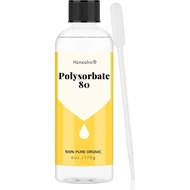 6 oz Polysorbate 80 for Bath Bombs, Premium Polysorbate 80 (Sorbitan Oleate) Liquid, 100% Pure, Cosm