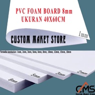 PVC BOARD PVC FOAM BOARD/ 8MM 40X60CM