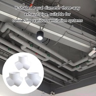 Bang Duct Connector Round  Adapter 3 Way Duct Connector PVC Y Shape Round  Fitting  Connector Easy t