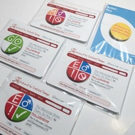 ARTSEN AO3 Warning Symbols Button Pins for Readers of Holy Site Unique Design Pins