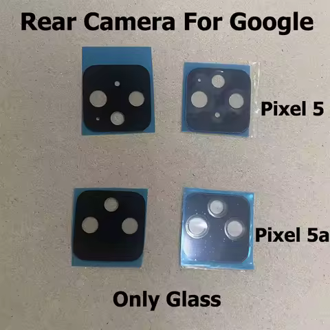 Rear Camera Glass For Google Pixel 5 5a Back Camera Glass Lens With Glue Sticker Repair Spare Parts