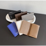 Tintin Korea Genuine Korean bucks & leather Simple Upright Card Holder 2510