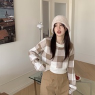 CROP SQUARE SWEATER KOREAN CARDIGAN SWEATHER KOREAN SWEATER WOMEN PREMIUM KNIT MATERIAL