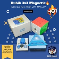 Cube 3x3 MoYu RS3M Maglev 2021 Magnetic (Stickerless) Cube Magnet