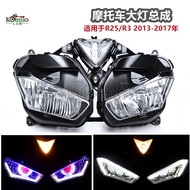 Suitable for Yamaha YZF-R25 R3 2013-2017 Motorcycle Headlight Assembly Headlight~Valley