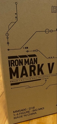 （全新現貨冇開封）Hottoys Hot toys Iron Man Mark V MMS400-D18 Mark 5 Diecast 合金版 1:6 figure