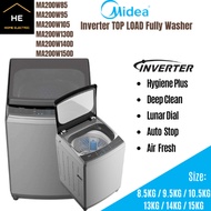 MIDEA 8.5kg / 9.5kg / 10.5kg / 13kg / 14kg / 15kg Auto Muatan Atas Mesin Basuh Inverter Washer