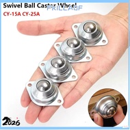 FKILLA0FSB 1Pcs Swivel Ball Caster Wheel, CY-15A CY-25A 304 Carbon Steel Universal Ball Caster, Galv