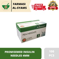 Promisemed pen needles / jarum insulin (4MM 100pcs)