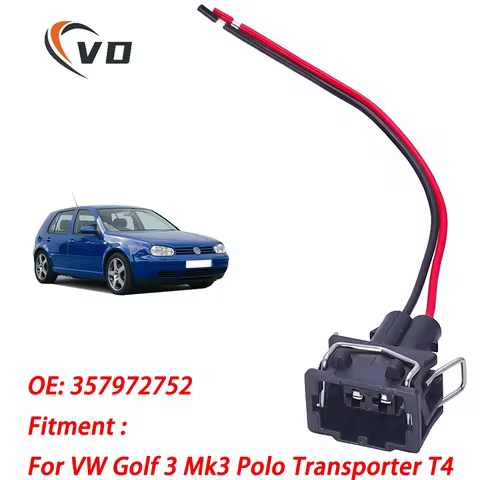 2X Car Light 1156 Bulb Lamp Holder Socket Plug 15327869 357972752 701953123 For Auman gtl VW Golf 3