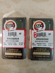 Kingston DDR4 3200MHz 8GB SODIMM 筆記型記憶體 KVR32S22S8/8 全新香港行貨