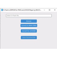 (WIN) D-Flash → EEPROM Repair Tool — BMW FRM3 & JLR BCM 1.0